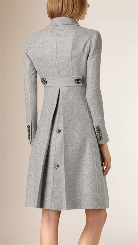 burberry double breasted cashmere tailored coat|Burberry wool cashmere coat women's.